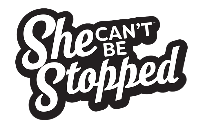 She Can't Be Stopped Logo Isolated