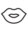 lips sketch outline